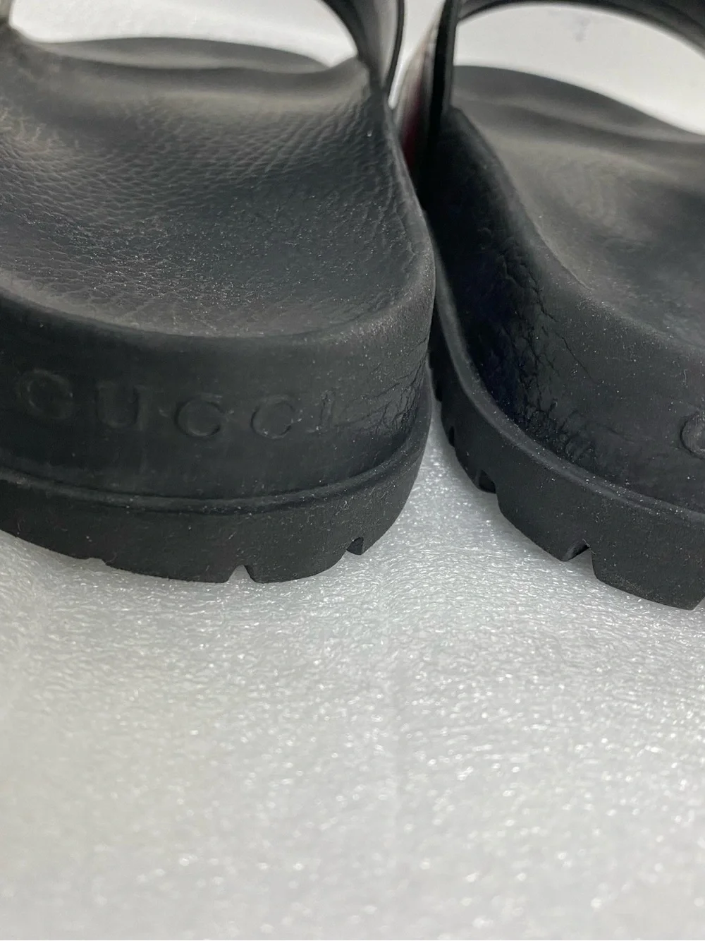 Gucci Web Slide Sandal . Made in Italy Size 11 . Serial number 429468 - Picture 8 of 8